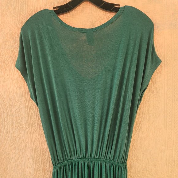 H&M Dresses Beautiful Basic Hm Emerald Green Maxi Dress With Side